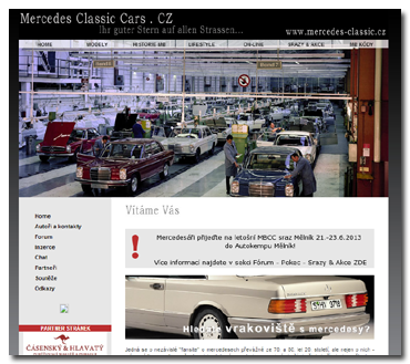 Mercedes Classic Car "fansite" o mercedesech